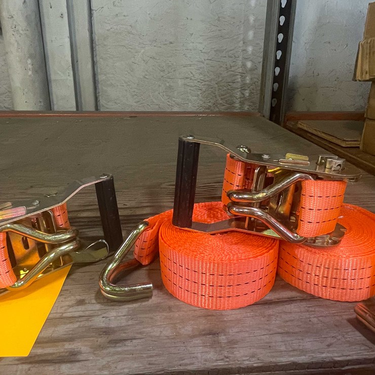 #2084 • (2) Ratchet Straps, 1.5" Wide x 15' Long (PR6)