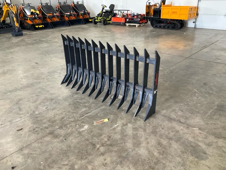 #1407-•-unused-landhonor-skid-steer-root-rake-attachment-image-1