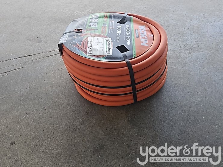 unused-5/8"-100'-wokin-commercial-rubber-garden-hose-image-2