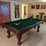 sportcraft-pool-table-lot-with-sticks-and-pool-hanger---84”-bumper-to-bumper-image-1