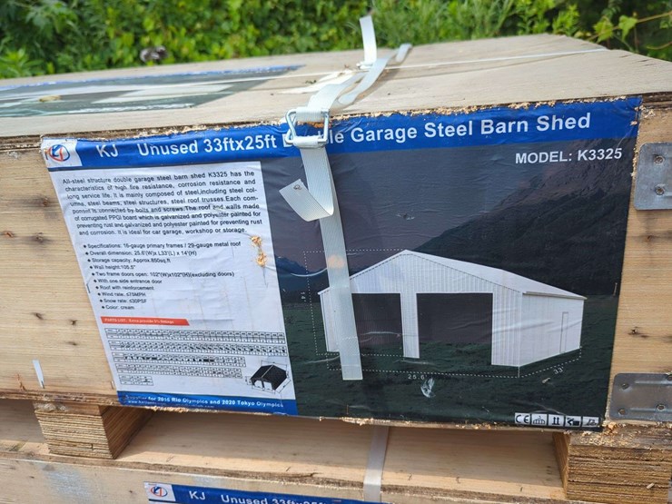(1)-kj---33-ft-x-25-ft-double-garage-steel-barn-shed---k3325-image-3
