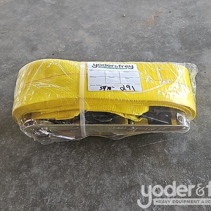 Unused 4" x 27' HD Ratchet Tie Down
