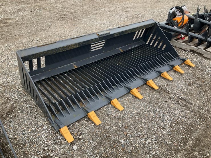#1394-•-84"skid-steer-rock-bucket-image-1