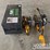 unused-cordless-chainsaw,-leaf-blower,-string-trimmer,-hedge-trimmer,-battery,-charger-c/w-metal-tool-box-image-4