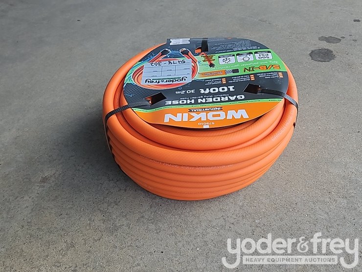 unused-5/8"-100'-wokin-commercial-rubber-garden-hose-image-3