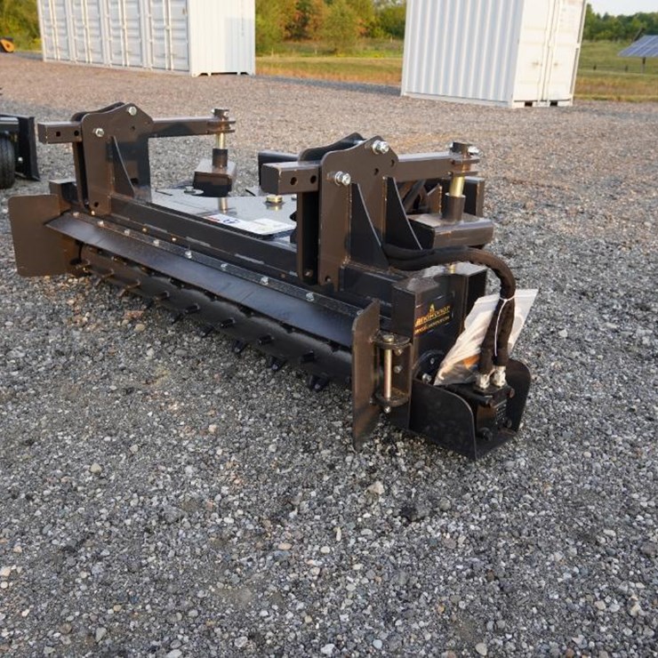 #1365 • New Landhonor Skid Steer Harley Power Rake Attachment