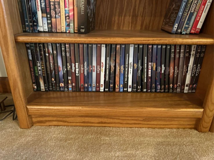 bookshelf-and-dvd’s-(assorted-dvd's)-the-shelf-is-82”-tall-by-36”-wide.-image-4