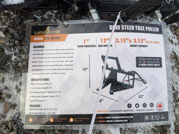#1364-•-new-landhonor-skid-steer-tree-puller-attachment-image-5