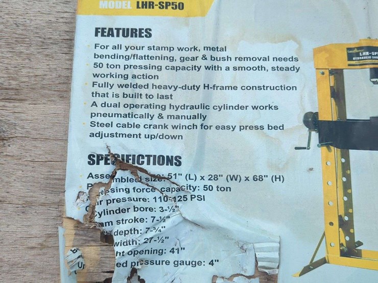 landhonor-50-ton-capacity-hydraulic-shop-press---lhr-sp50-image-4