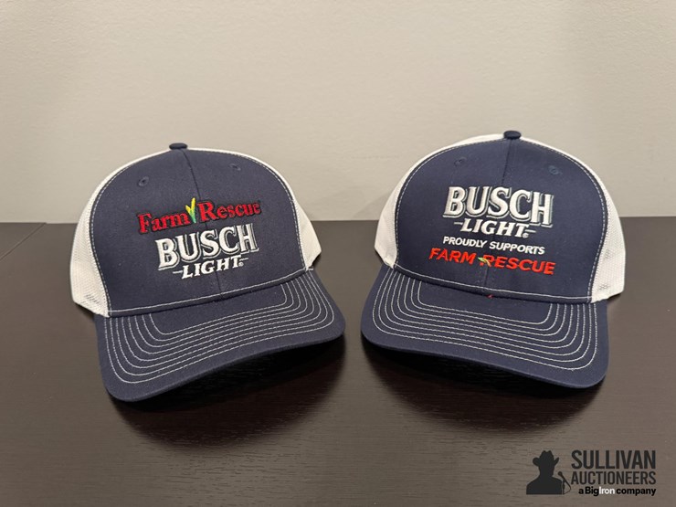 limited-edition-farm-rescue-/-busch-light-snap-back-hats--donation-item,-100%-of-the-hammer-price-being-donated-to-farm-rescue-image-1
