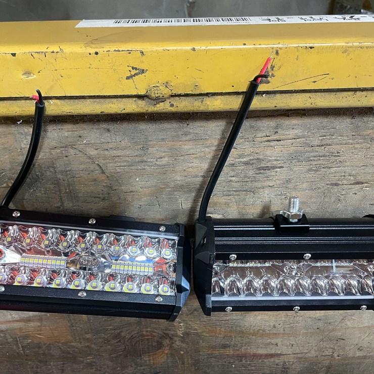 #2079 • (2) LED 6.5" Long Work Lights, 12/24vdc (PR6)