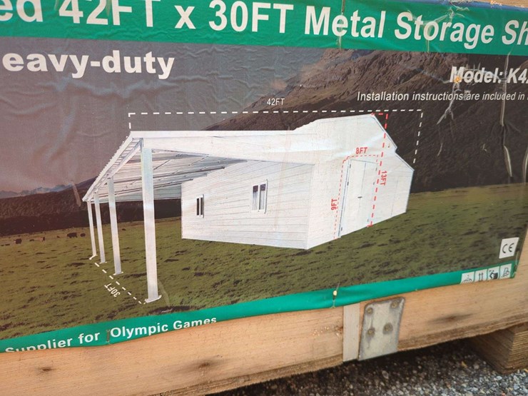 (1)-kj---42-ft-x-30-ft-metal-storage-shed---k4230t-image-3