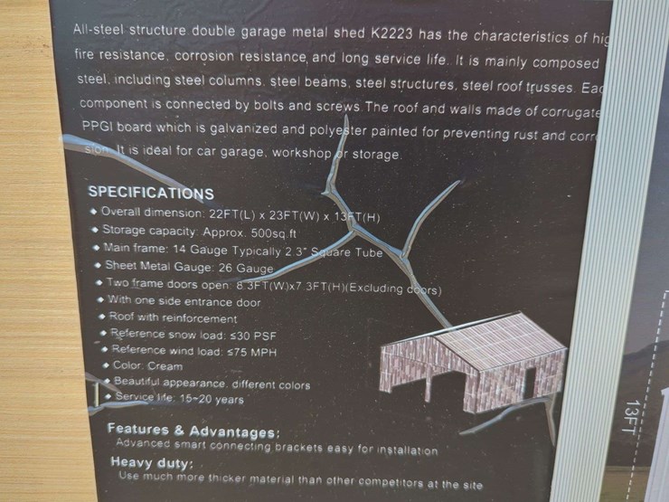 (1)-kj---23-ft-x-22-ft-double-garage-metal-shed---k2223-image-4
