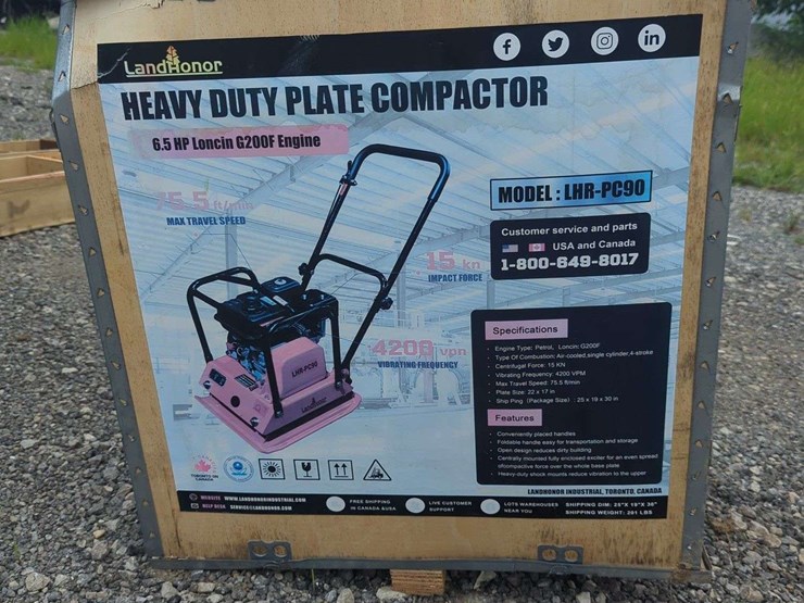 landhonor-heavy-duty-plate-compactor-6.5-hp---lhr-pc90-image-1