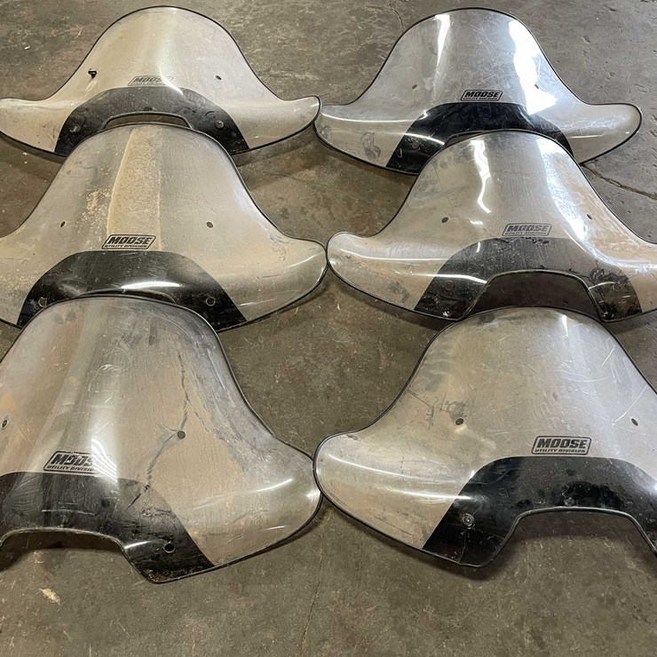 #2098 • (6) Moose ATV Windshields (CW)