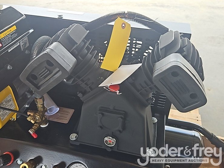 unused-powertrain-10-gal-wheelbarrow,-contractor-air-compressor-c/w-v-twin-cast-iron-pump,-135-psi,-11.2-cfm,-212-cc-powertrain-engine(1-yr-factory-warranty)-image-8