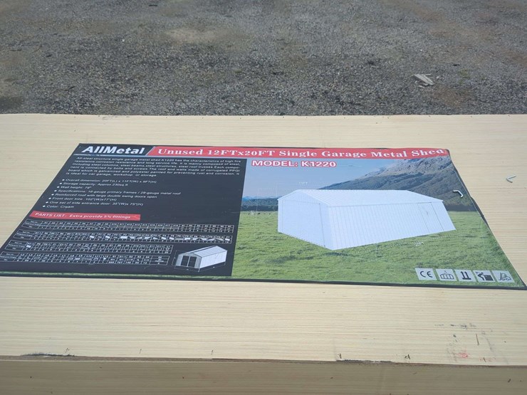 (1)-kj---12-ft-x-20-ft-single-garage-metal-shed---k1220-image-2
