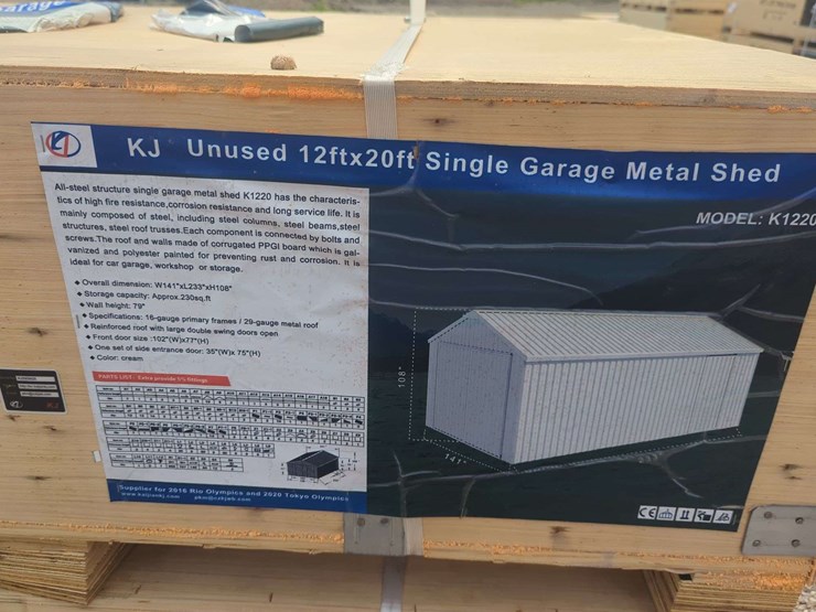 (1)-kj---12-ft-x-19-ft-single-garage-metal-shed---k1220-image-3