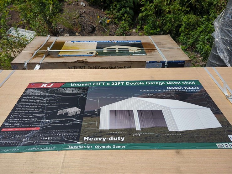 (1)-kj---23-ft-x-22-ft-double-garage-metal-shed---k2223-image-2