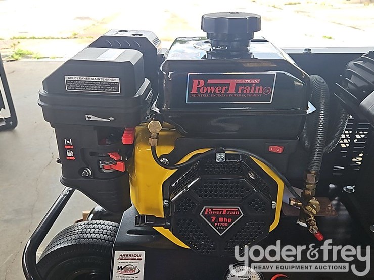 unused-powertrain-10-gal-wheelbarrow,-contractor-air-compressor-c/w-v-twin-cast-iron-pump,-135-psi,-11.2-cfm,-212-cc-powertrain-engine(1-yr-factory-warranty)-image-5