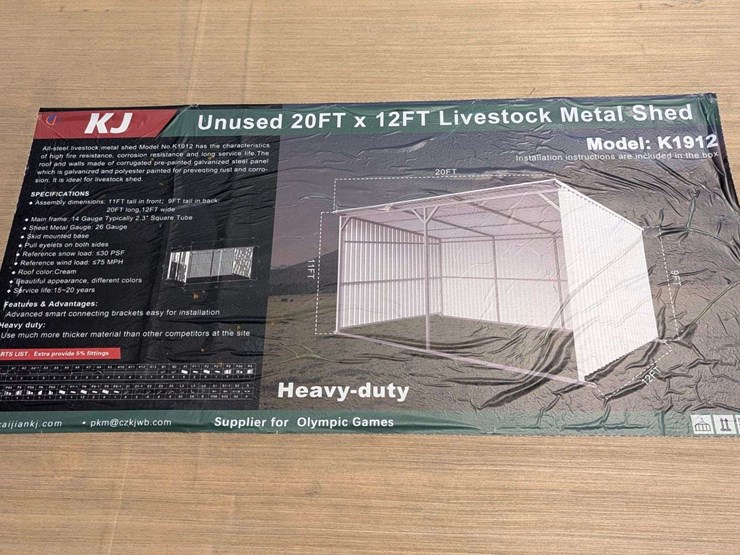 (1)-kj---20-ft-x-12-ft-livestock-metal-shed---k1912-image-2