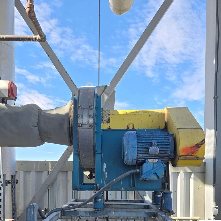 Twin City Fan & Blower Industrial Blower Package, Non Condensable Gas Fan