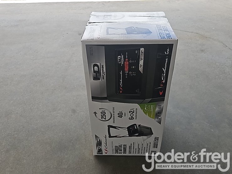 unused-250-amp,-6/12-volt-professional-roll-around-schumacher-wheel-charger-image-2