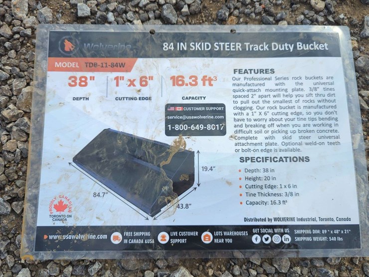 84"-wolverine-track-duty-bucket-tdb-11-84w---skid-steer-image-5