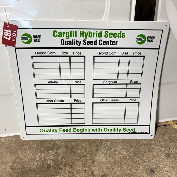 3 Cargill Hybrid Seeds Quality Boards