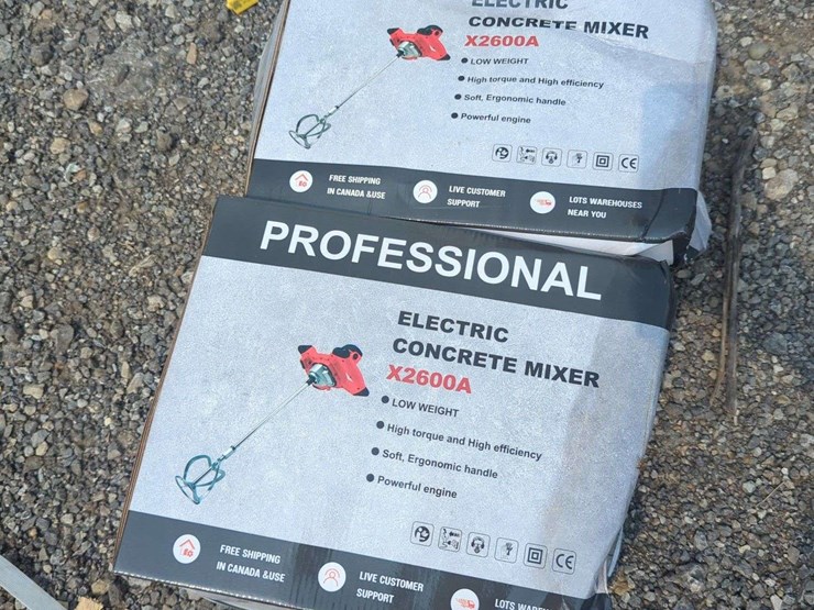 (2)-professional-electric-concrete-mixers---x2600a-image-1