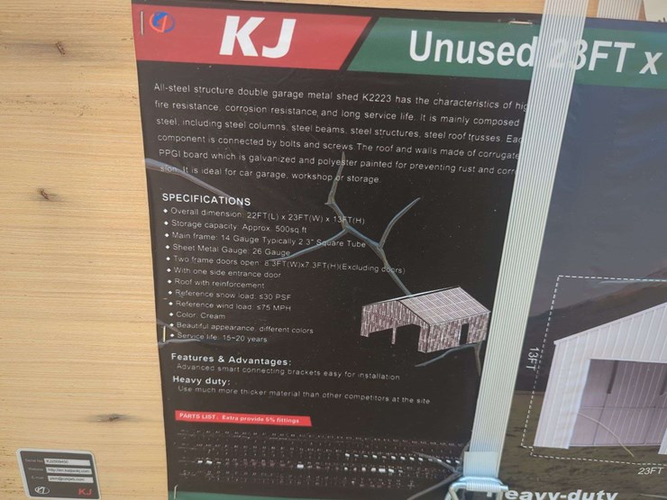 (1)-kj---23-ft-x-22-ft-double-garage-metal-shed---k2223-image-5