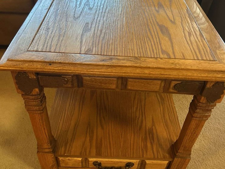 two-end-tables,-lamp-&-contents-image-2