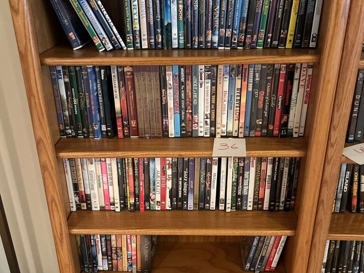 bookshelf-and-dvd’s-(assorted-dvd's)-the-shelf-is-82”-tall-by-36”-wide.-image-1