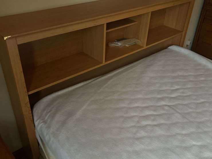 bed-frame/headboard/bench-and-contents---headboard-is-66”-w-image-5
