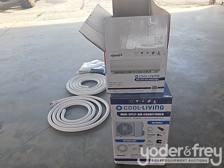 unused-cool-living-12,000-btu,-115v-mini-split-heat-&-cool-complete-diy-kit-image-2
