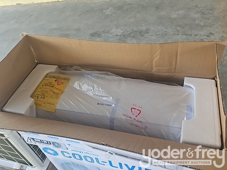 unused-cool-living-12,000-btu,-115v-mini-split-heat-&-cool-complete-diy-kit-image-5