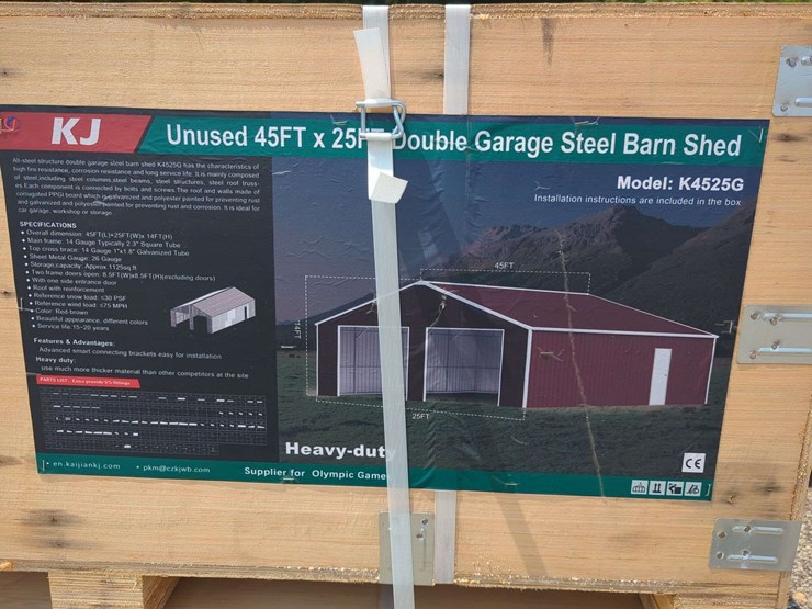 (1)-kj---45-ft-x-25-ft-double-garage-steel-barn-shed---k4525g-image-3