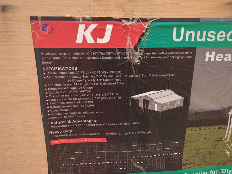 (1)-kj---42-ft-x-30-ft-metal-storage-shed---k4230t-image-4