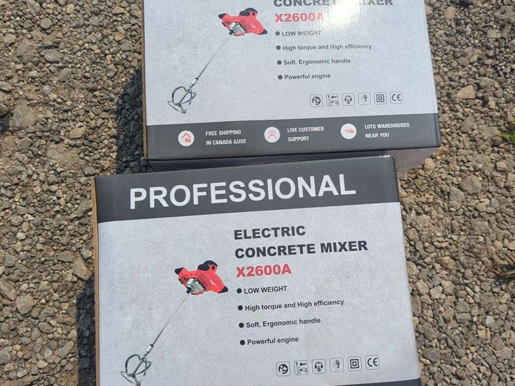 (2)-professional-electric-concrete-mixers---x2600a-image-1
