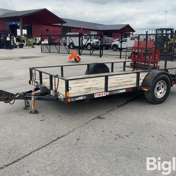 2007 Trinity 12' S/A Utility Trailer