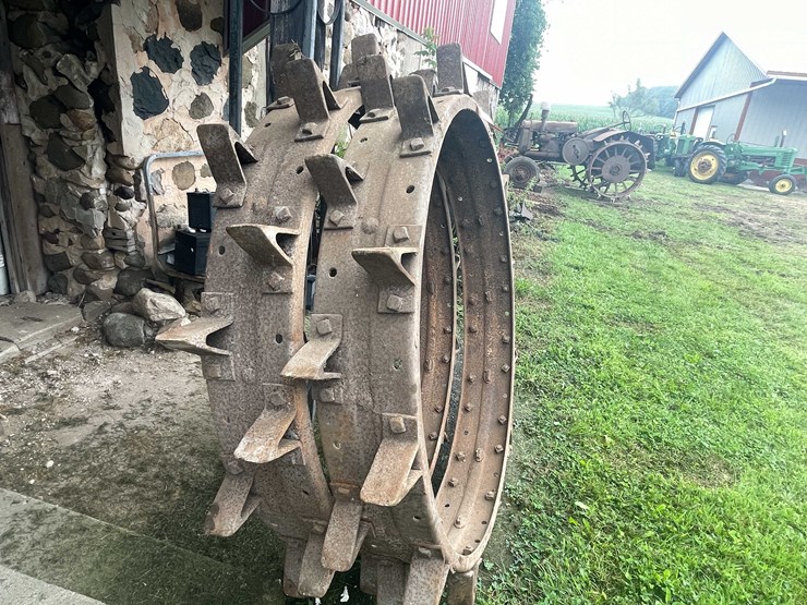 #7486-•-(2)-vintage-metal-tractor-tires-image-2