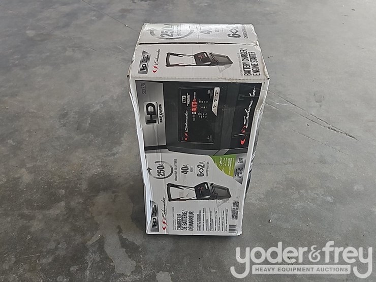 unused-250-amp,-6/12-volt-professional-roll-around-schumacher-wheel-charger-image-2