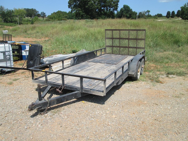 #24-•-#26849-•-home-made-16'-t/a-steel-utility-trailer-image-1