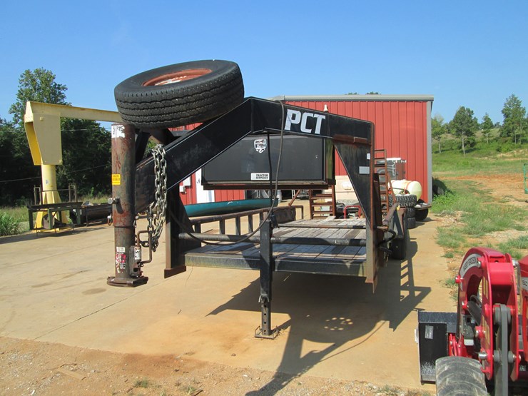 #28-•-#26828-•-pct-20'-t/a-steel-gooseneck-flatbed-trailer-image-1