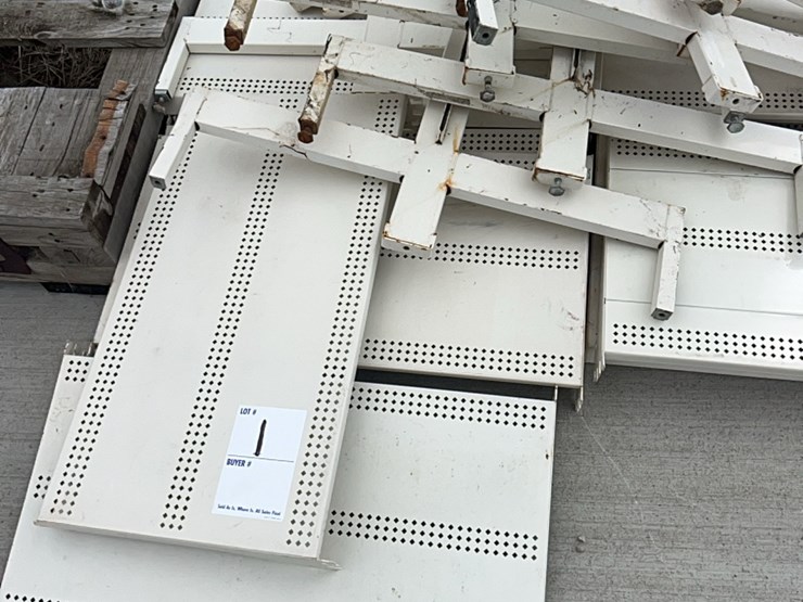 commercial-grade-shelving,-winning-bidder-takes-everything-pictured.-note:--shelves-are-￼-piled-two-deep.-image-2