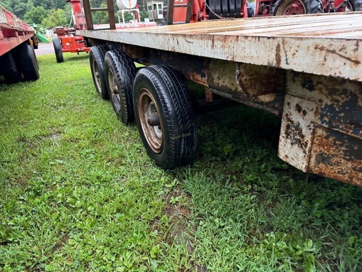 1974-homemade-94"x18'-tri-axle-trailer-with-ramps-image-5