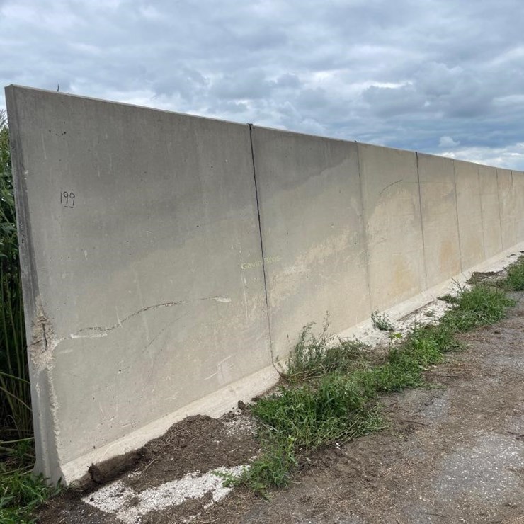 Bunker L-Walls (120' +/- Total) - OFF SITE