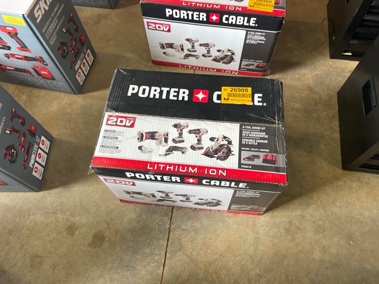 #72-•-#26908-•-unused-porter-cable-20v-6-tool-combo-kit-image-1
