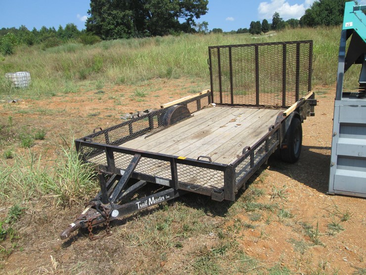 #25-•-#26837-•-trail-master-12'-s/a-steel-utility-trailer-image-1