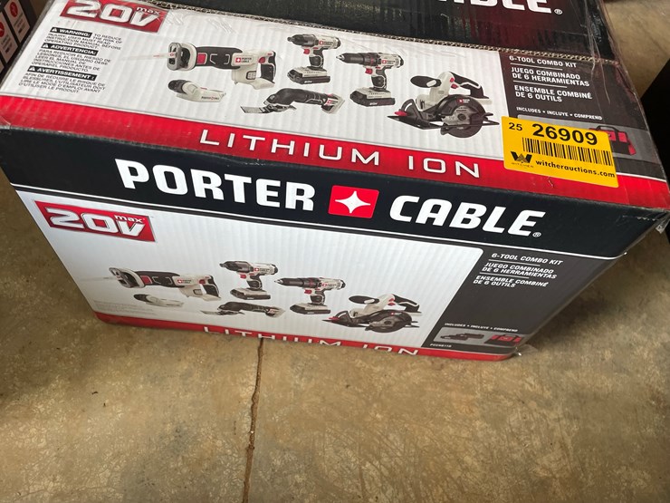 #73-•-#26909-•-unused-porter-cable-20v-6-tool-combo-kit-image-2